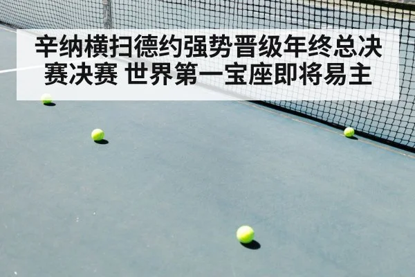 辛纳横扫德约强势晋级年终总决赛决赛 世界第一宝座即将易主